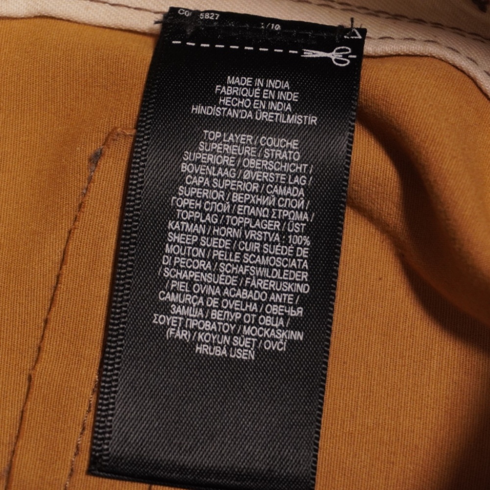 RRL Double RL Ralph Lauren Skinny Leather Cargo Pant Brown Leather 26 Brand New - Picture 10 of 16